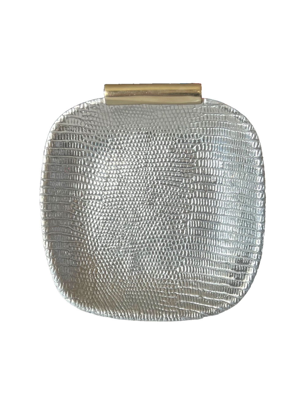 Beatriz Ball Sierra Modern Python Mini Bowl 6x6 Discontinued Aluminum Catchall